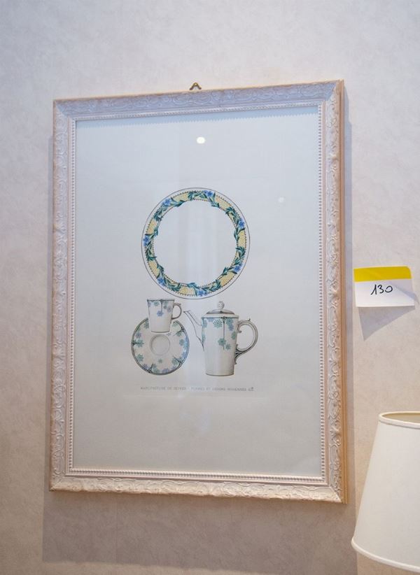 Lotto di 20 cornici con stampe  - Auction Furnishings and supplies from Hotel Aldrovandi Villa Borghese in Rome and other properties - DAMS Casa d'Aste