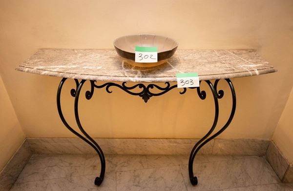 Consolle da muro  (fine XX secolo)  - Auction Furnishings and supplies from Hotel Aldrovandi Villa Borghese in Rome and other properties - DAMS Casa d'Aste