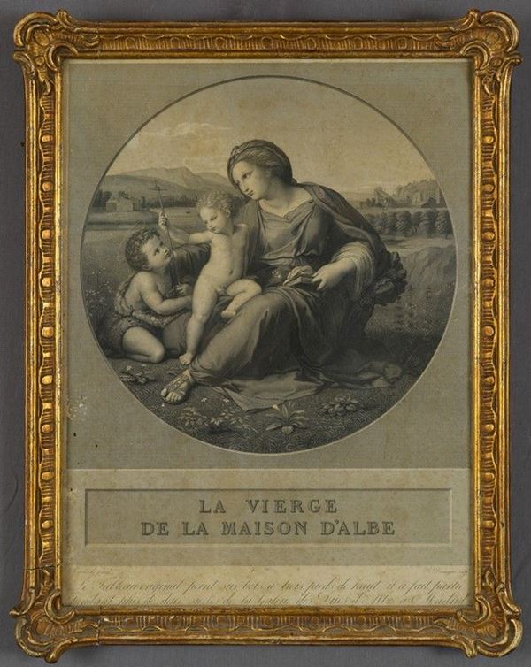 Da Raffaello &quot;Vergine della casa d&#39;Alba&quot;