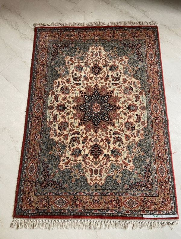 Tappeto persiano tabriz   (seconda metà XX secolo)  - Auction Furnishings and supplies from Hotel Aldrovandi Villa Borghese in Rome and other properties - DAMS Casa d'Aste