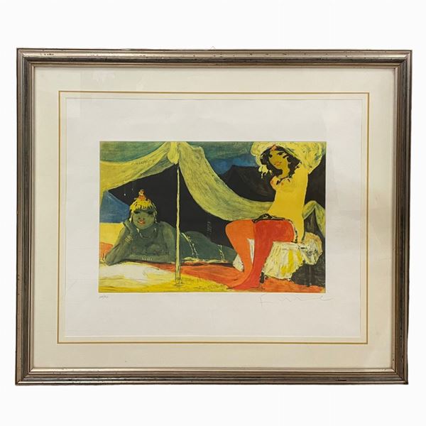 Salvatore Fiume - Coppia di litografie