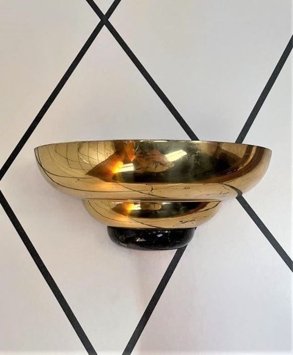 Lotto di 6 appliques a due luci  - Auction Furnishings and supplies from Hotel Aldrovandi Villa Borghese in Rome and other properties - DAMS Casa d'Aste