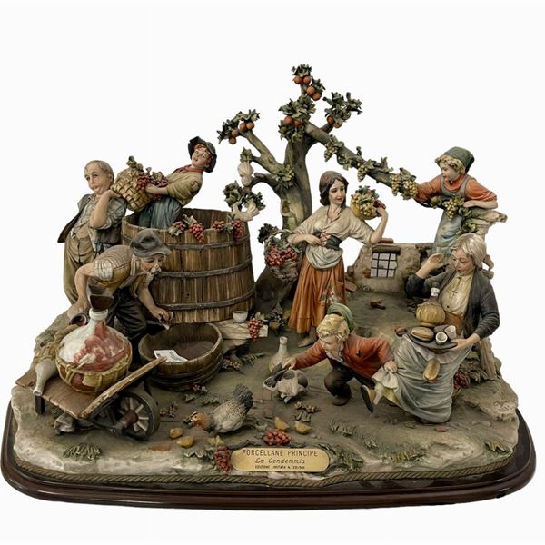 Gruppo in porcellana (La Vendemmia)