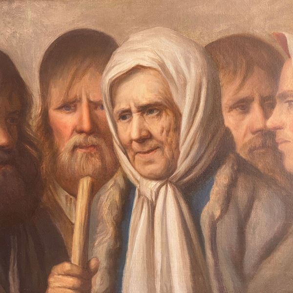 Virgilius  Eriksen (copia da) - Una contadina di Tsarskoye Selo con la sua famiglia