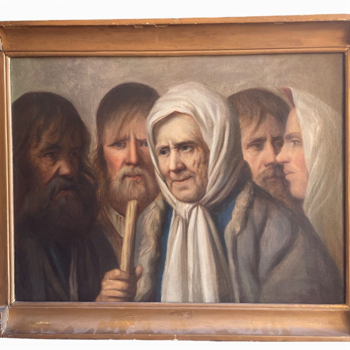 Una contadina di Tsarskoye Selo con la sua famiglia