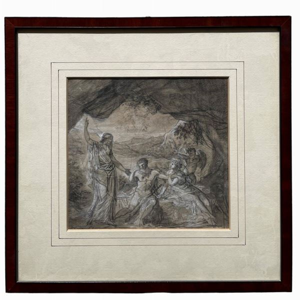 Jean - Baptiste Joseph Wicar (attr. a) - Studio per dipinto mitologico