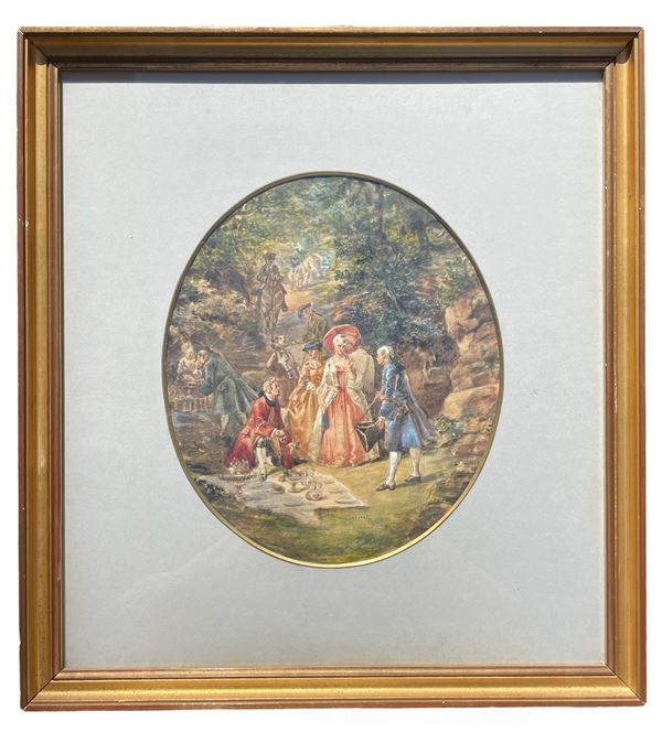 Joseph Payton (attr.) - The picnic