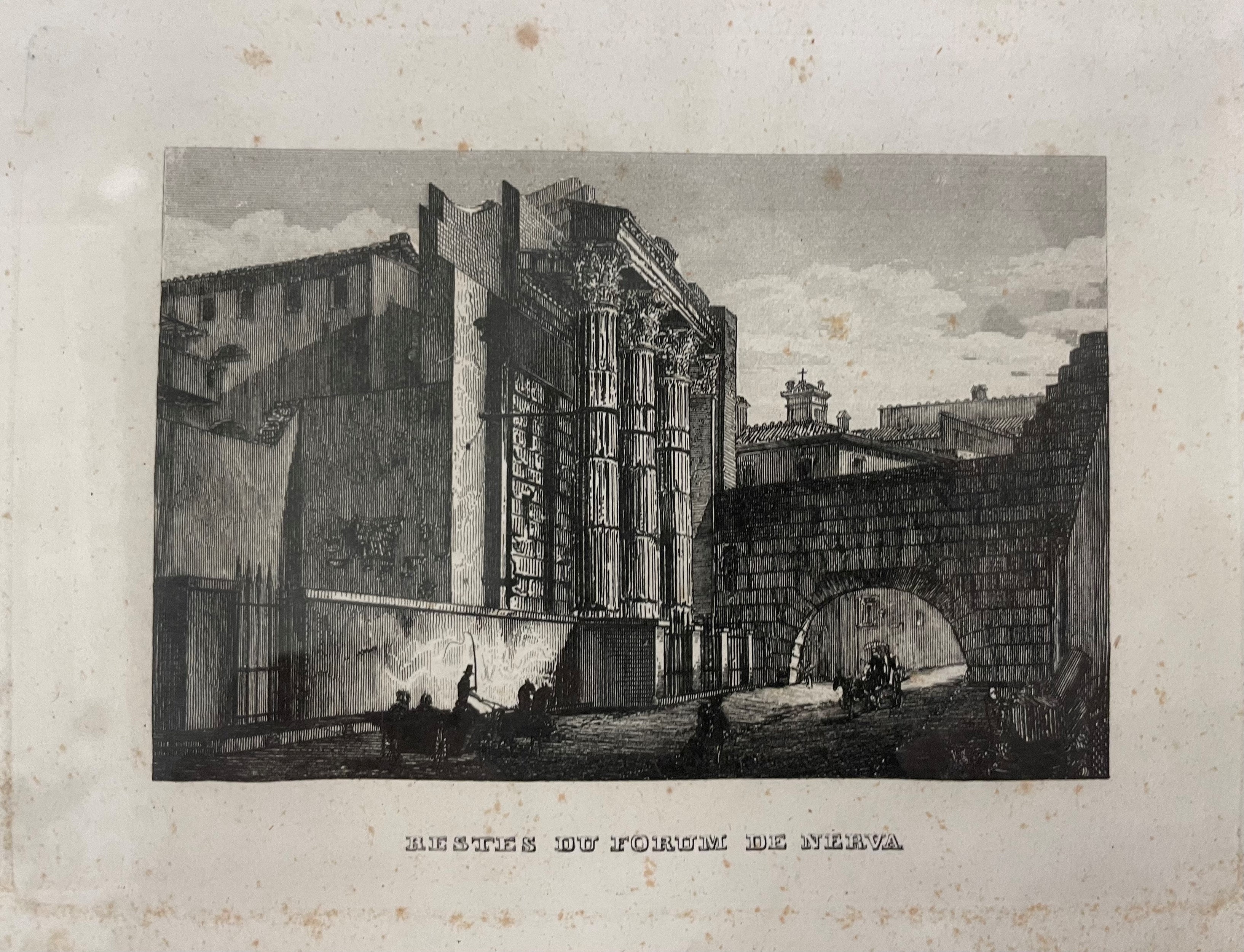 Scala del Campidoglio a Roma; Temple De la Sybille À Tivoli; Restes Du Forum De Nerva