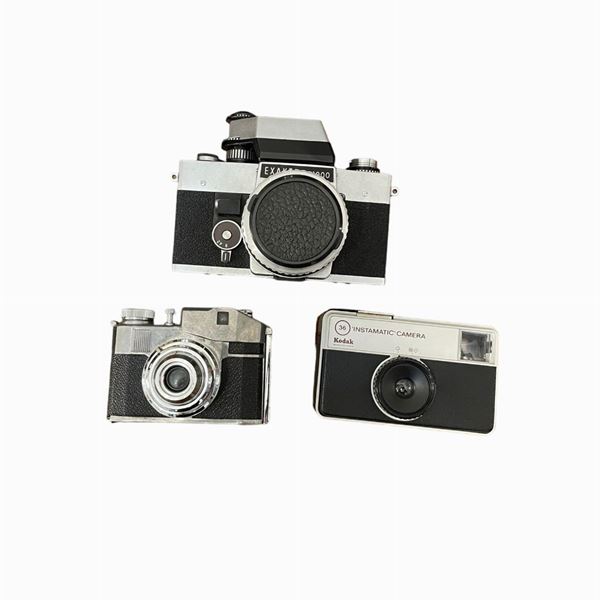 Lotto di 3 fotocamere 