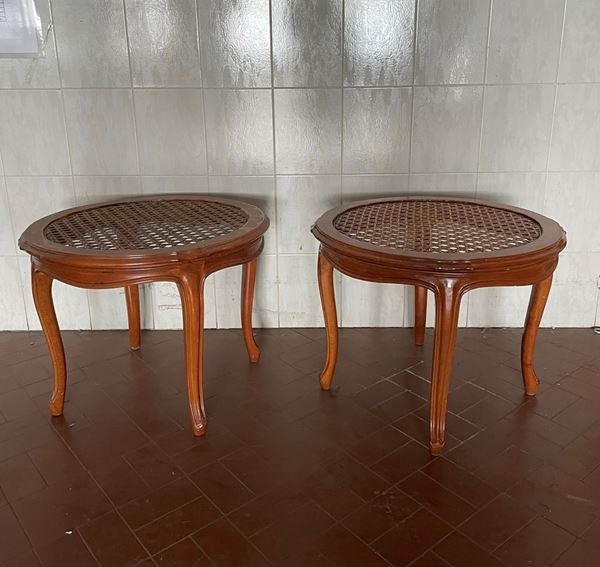 Coppia di tavolini da caffè