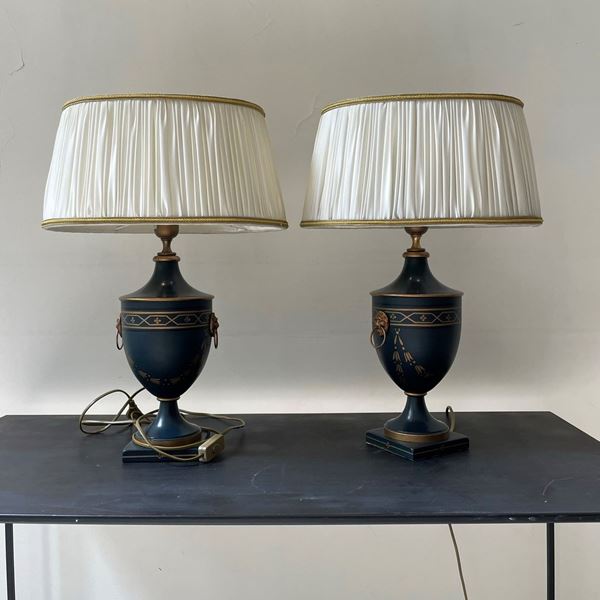 Coppia di lampade d'appoggio