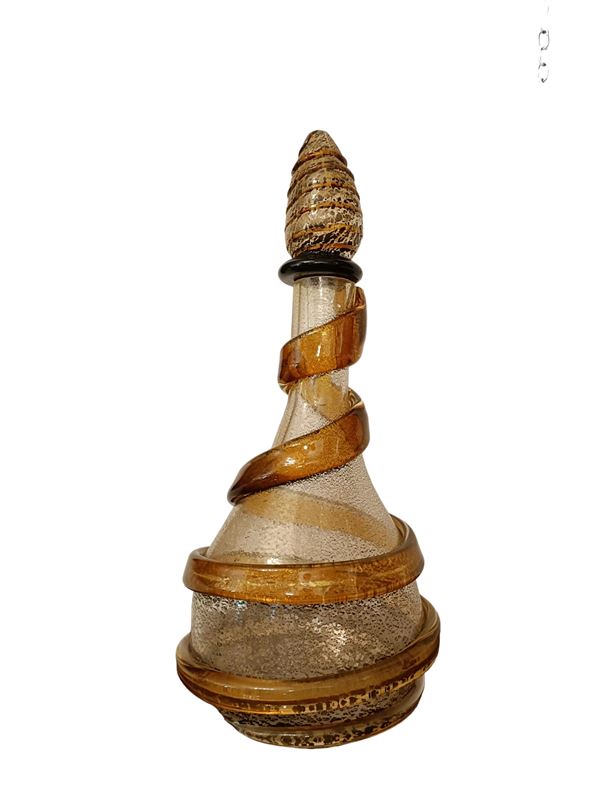 Decanter in vetro  soffiato