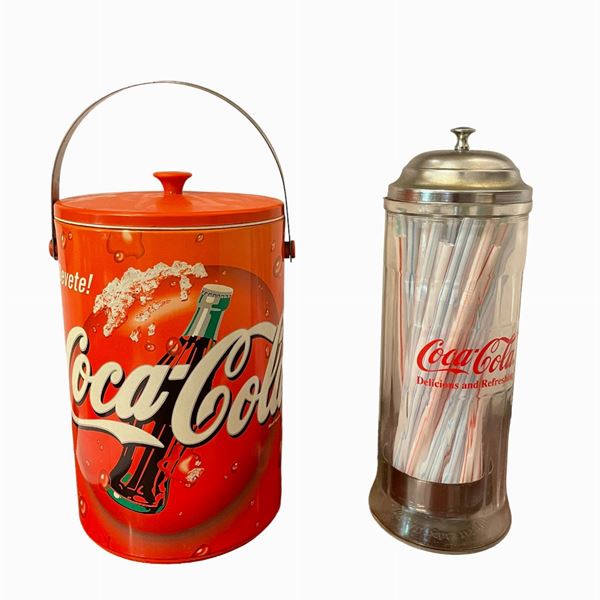 Coca - Cola portacannucce e portaghiaccio