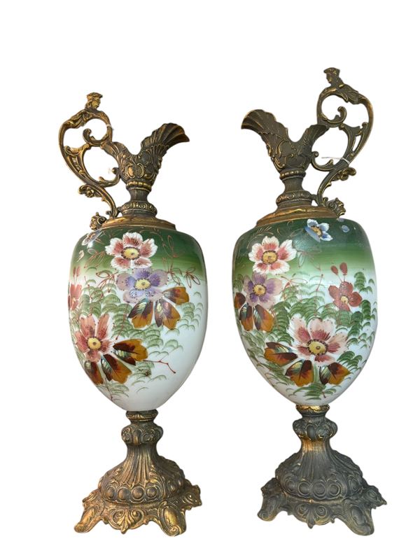 Coppia di vasi  (Prima metà XX secolo)  - Asta Brocantage Natalizio - Web Only - DAMS Casa d'Aste