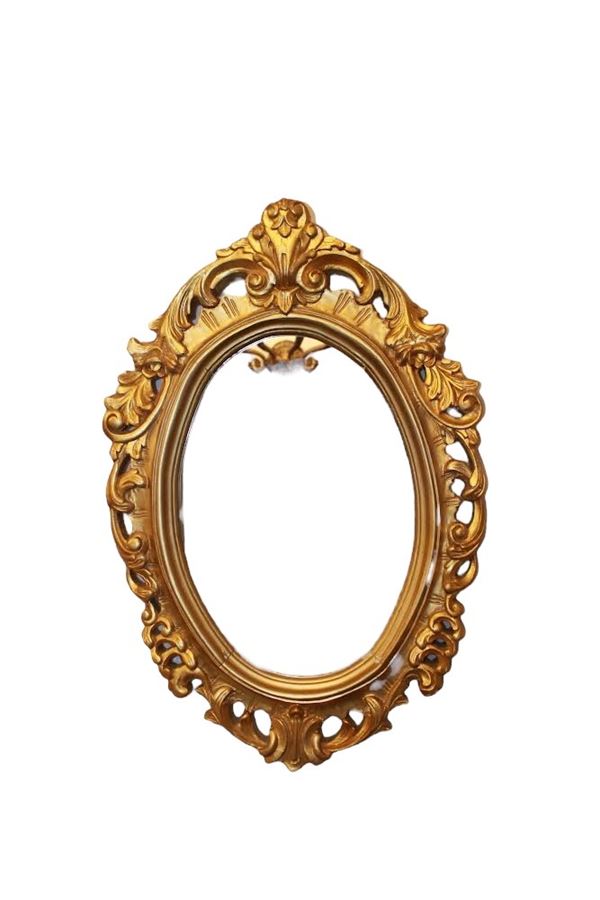 Coppia di specchiere ovali  (fine del XX secolo)  - Asta Arredamenti provenienti dalla dimora di un celebre architetto romano - Asta a tempo - DAMS Casa d'Aste