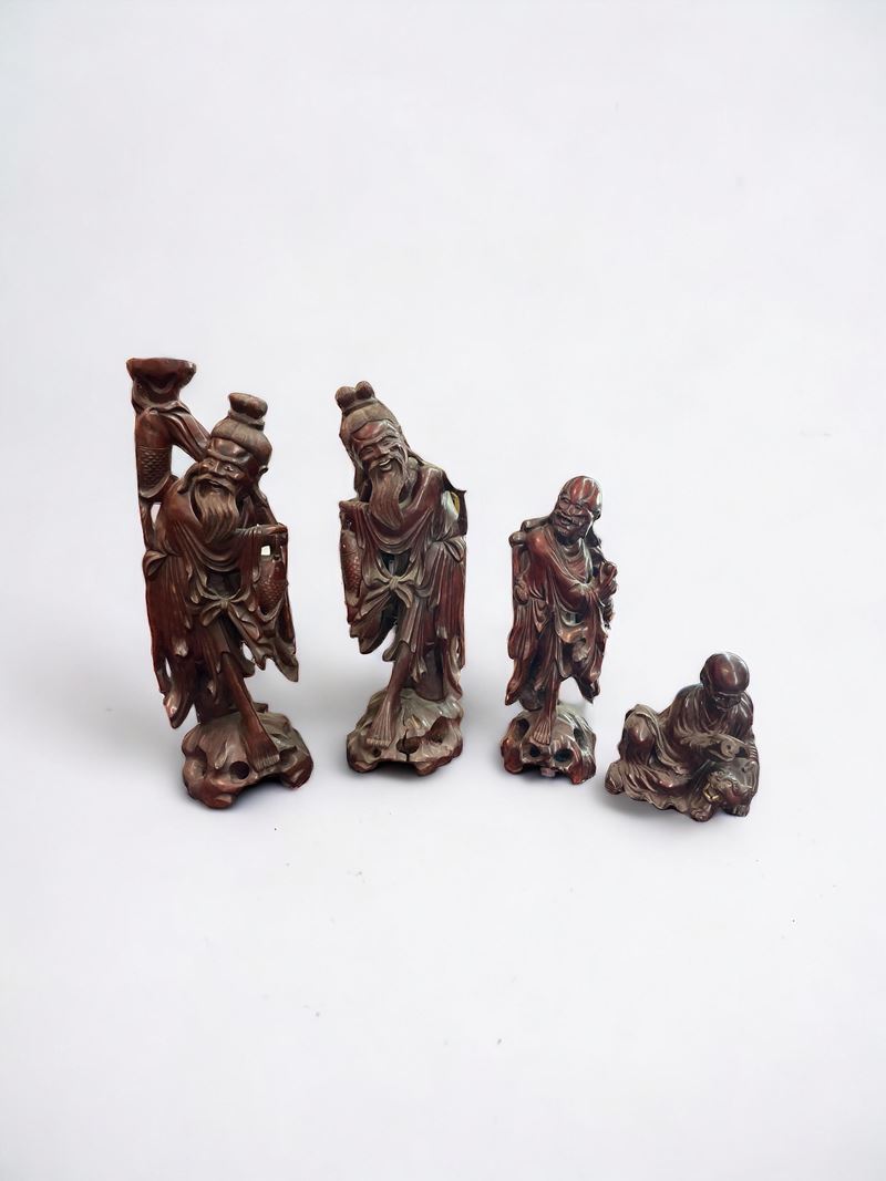 Lotto di Quattro Figure Orientali