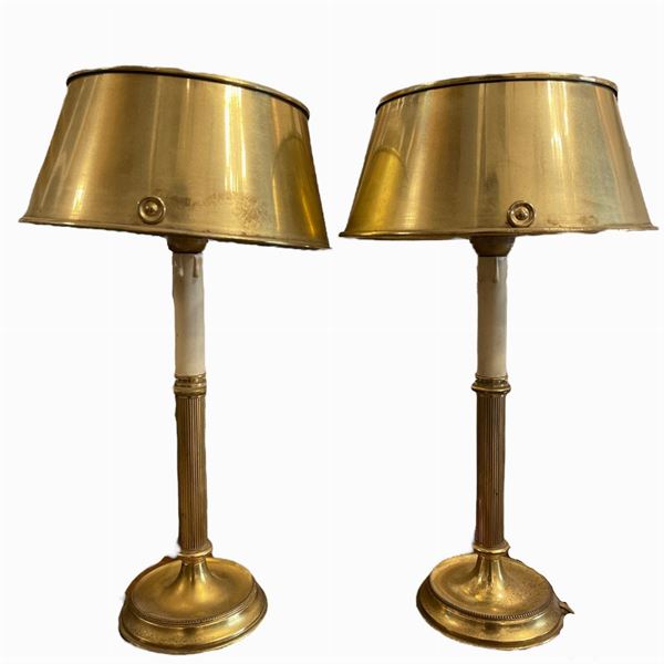 Coppia di lampade da tavolo