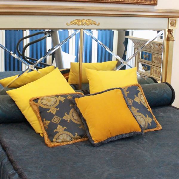 Testiera da letto matrimoniale  - Asta Arredamenti provenienti dalla dimora di un celebre architetto romano - Asta a tempo - DAMS Casa d'Aste