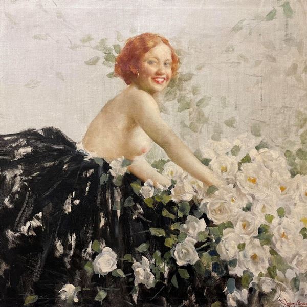 Francesco Longo Mancini - Ritratto Femminile