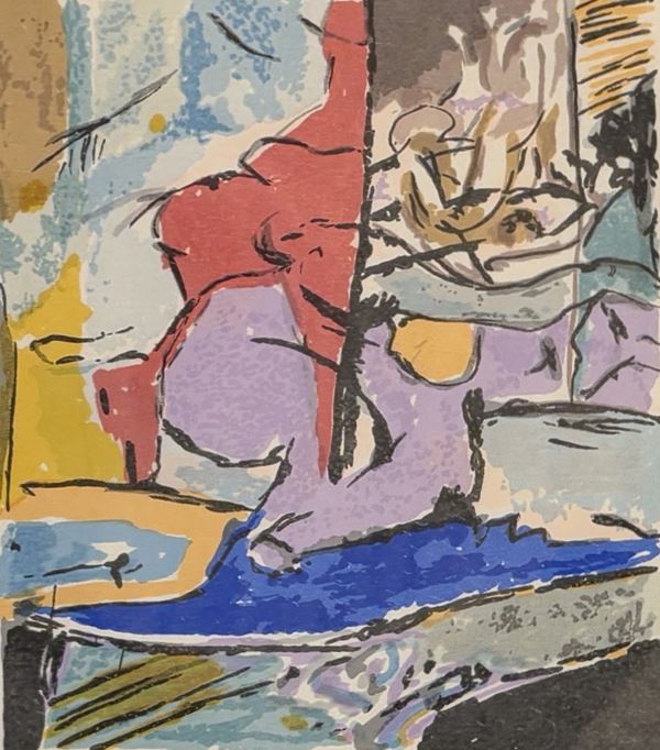 Tonino Lombardi : Senza titolo  - aquatinta a colori - Auction Affordable art of the 20th century - DAMS Casa d'Aste