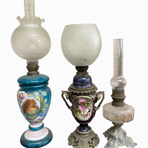5 Lampade ad olio