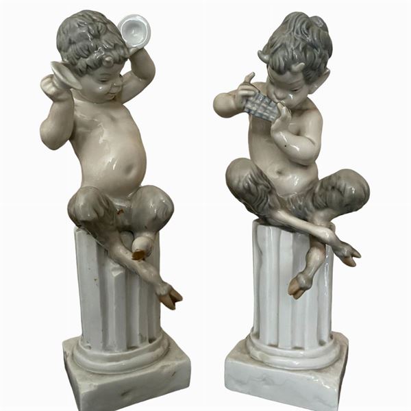 Coppia di Fauni Lladrò