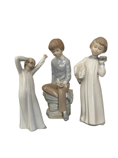 Set di Tre Sculture Zephir