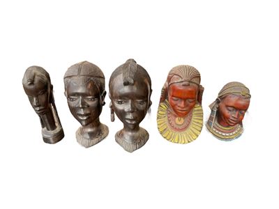 Miscellanea di Teste in Stile Africano