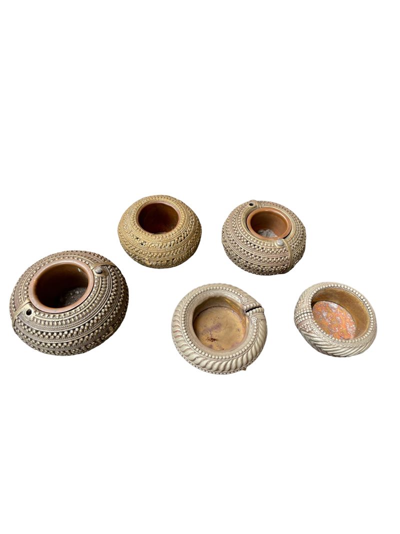 5 Portacandele in Metallo