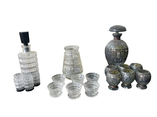 Tre set da rosolio  - Asta Brocantage Natalizio - Web Only - DAMS Casa d'Aste