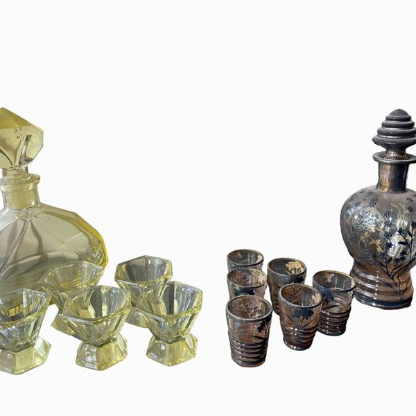 Due servizi da rosolio  - Auction Arredamenti provenienti da un celebre architetto romano - DAMS Casa d'Aste
