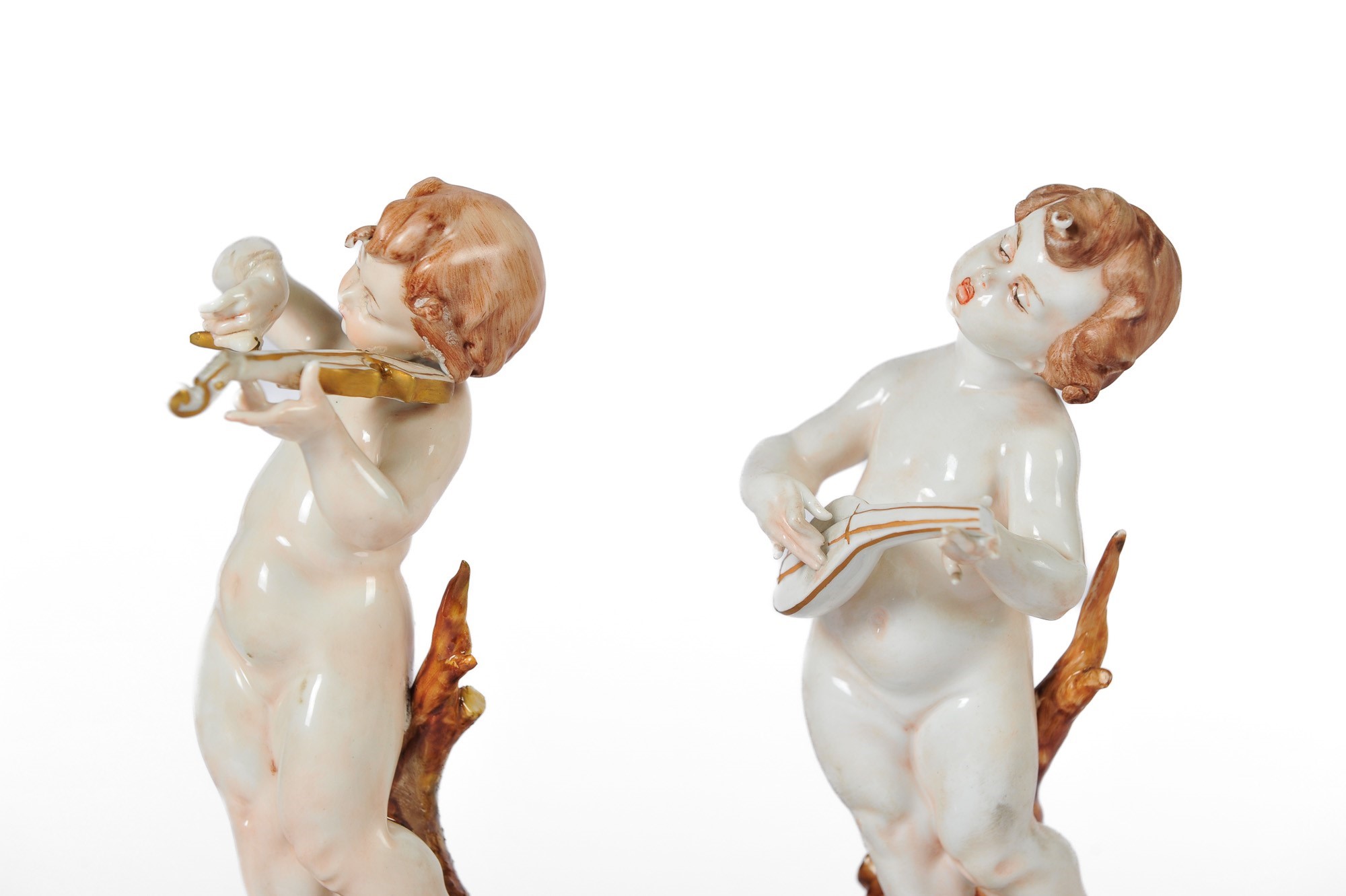 Coppia di Putti Musicanti