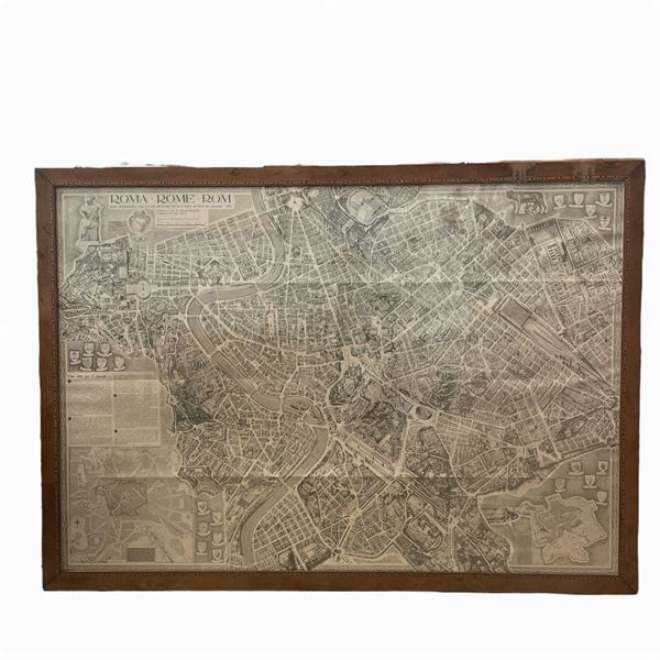 Pianta monumentale del centro storico di Roma