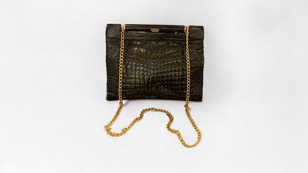 Gucci Borsa in pelle nera