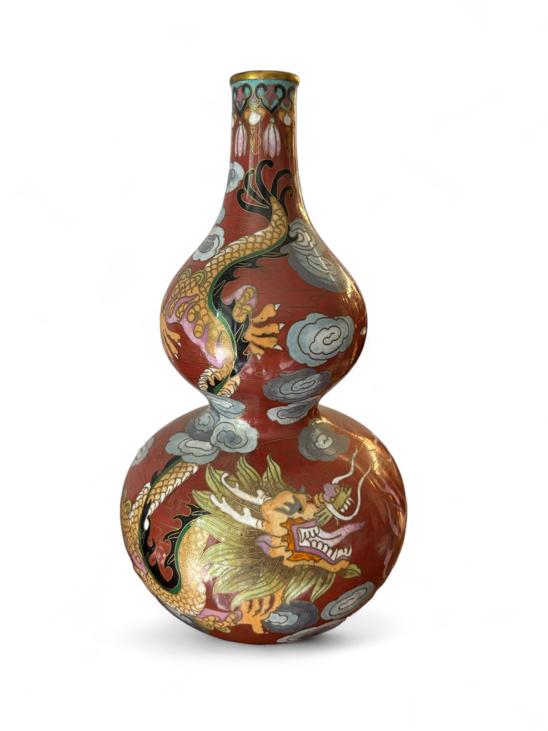 Coppia di Vasi in Cloisonné