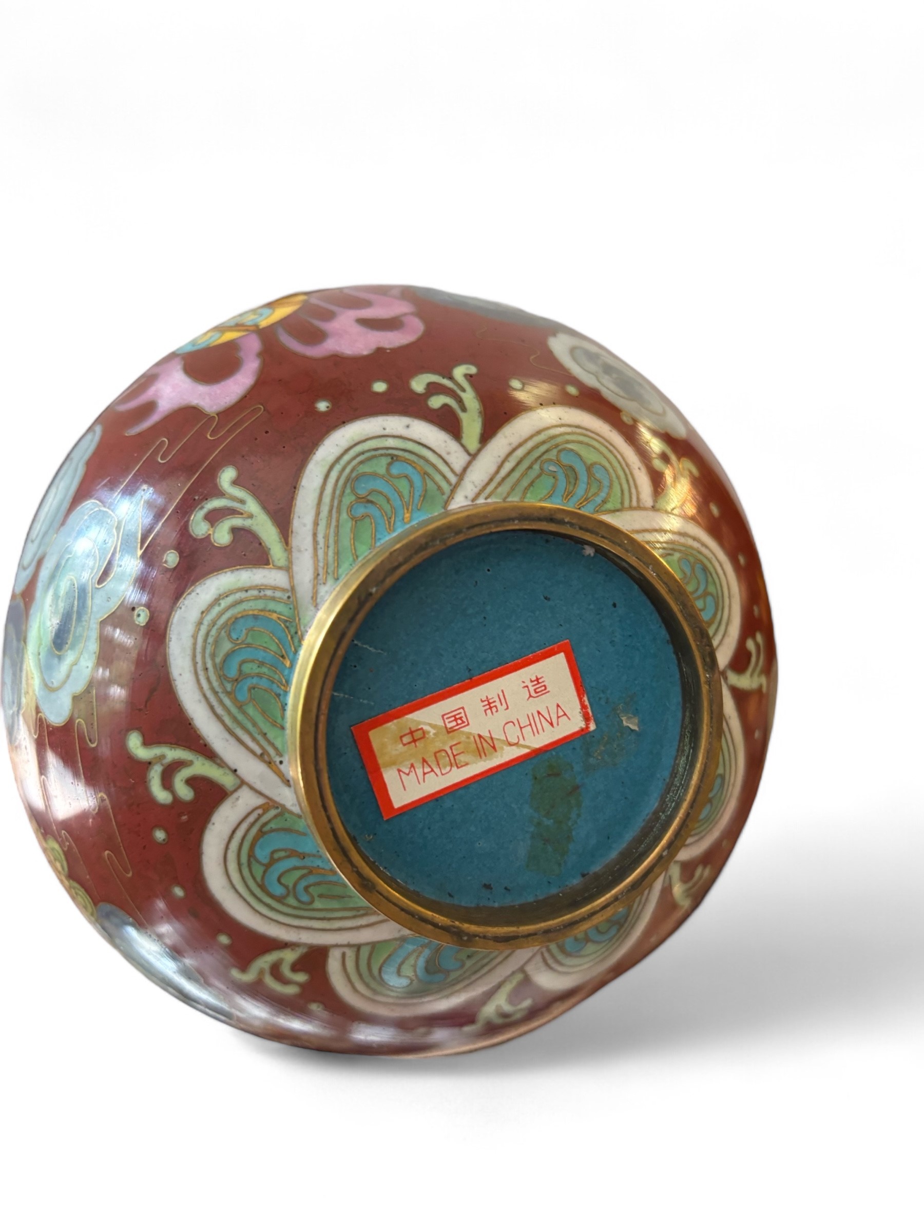 Coppia di Vasi in Cloisonné