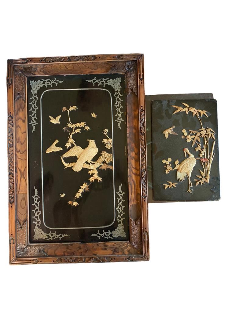 Coppia di Pannelli con Decorazioni Orientali