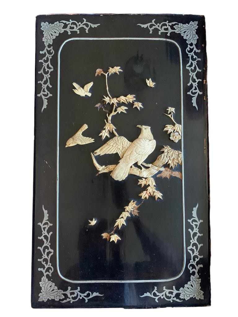 Coppia di Pannelli con Decorazioni Orientali