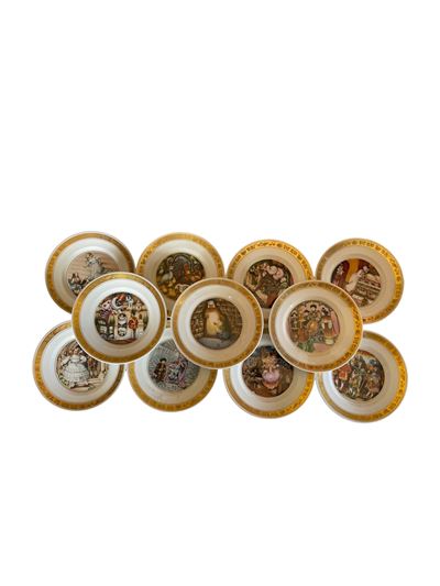 Set di 11 Piatti Royal Copenhagen