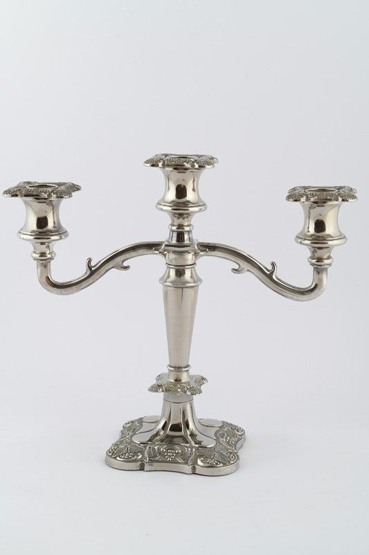 Pair of candlesticks with three lights i