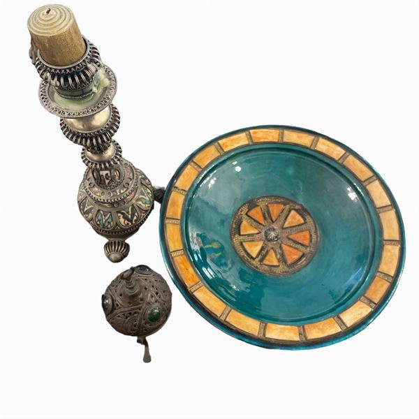 Tre elementi decorativi  (XX sec.)  - Auction Arredamenti provenienti da un celebre architetto romano - DAMS Casa d'Aste