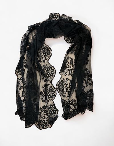 Due Veli in Tulle Nero