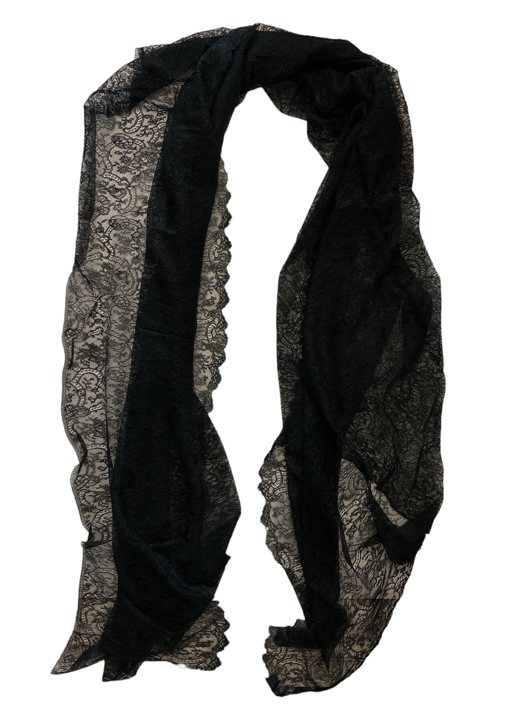 Due Veli in Tulle Nero