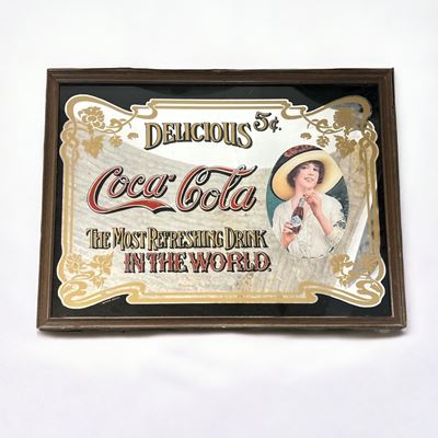 Coca Cola - Pubblicità su Specchio