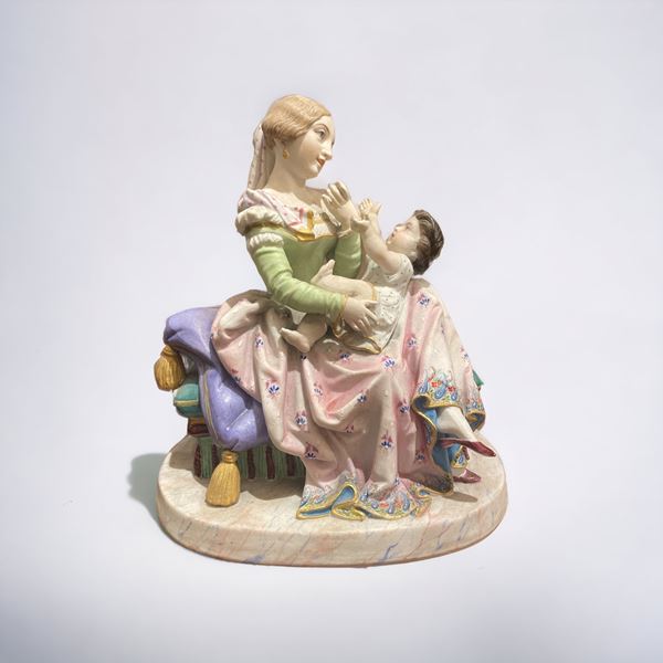 Maternità  - porcellana - Asta Asta a tempo / Brocantage natalizio - DAMS Casa d'Aste
