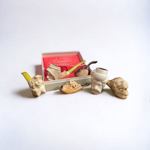 Set di 6 pipe  - Asta Asta a tempo / Brocantage natalizio - DAMS Casa d'Aste