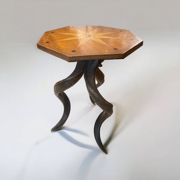 Octagonal coffee table