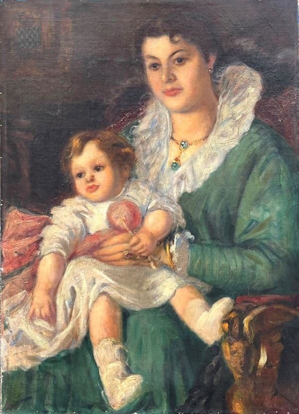 Armando Spadini - Ritratto di famiglia