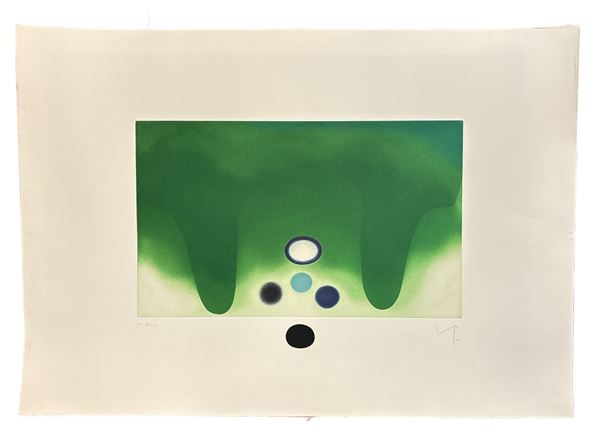 Victor Pasmore - Green Darkness