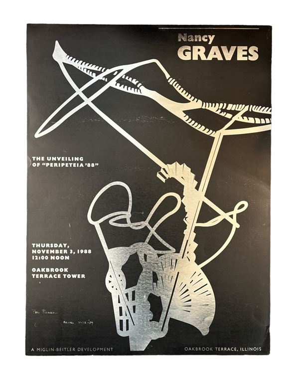 Nancy Graves - The unveiling of "Peripeteia '88"